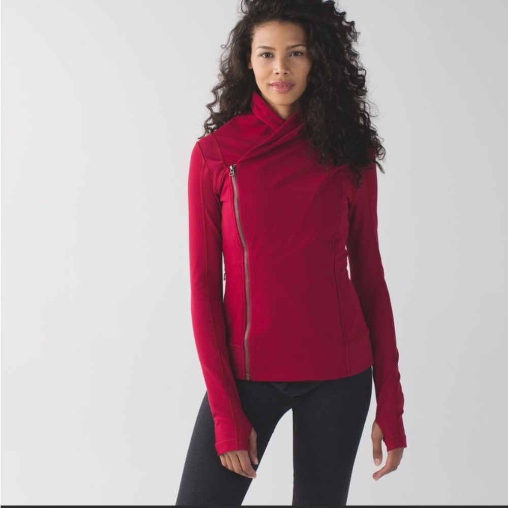 Lululemon Size 6 Bhakti Jacket Cranberry Red